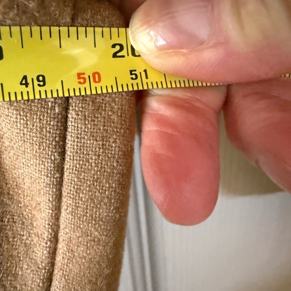 J. Crew Nello Gori Tan/Camel Pea Coat Trench Size 8 - Picture 5 of 12